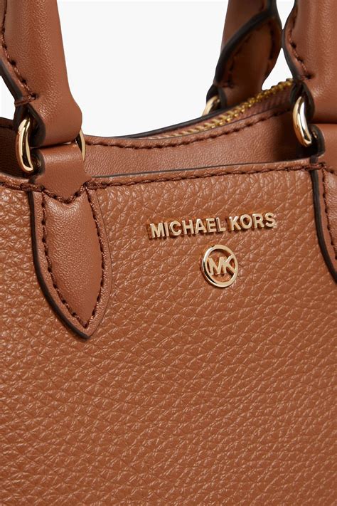 michael kors pebble leather handbag